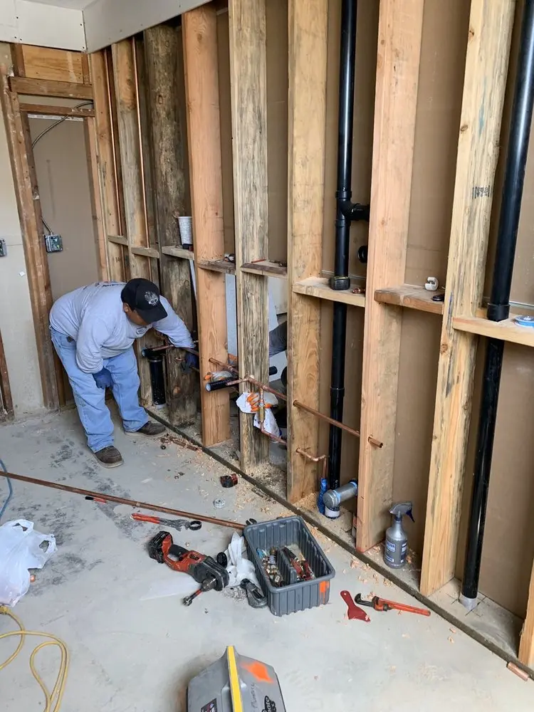 Commercial rough-in plumbing for Gas Line Repair in West Lake Hills